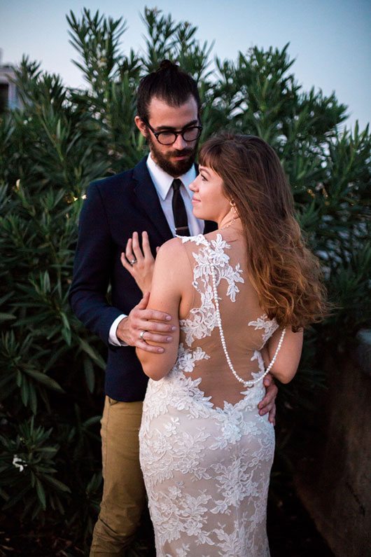 French_Boho-bride_and_groom_with_hair_down