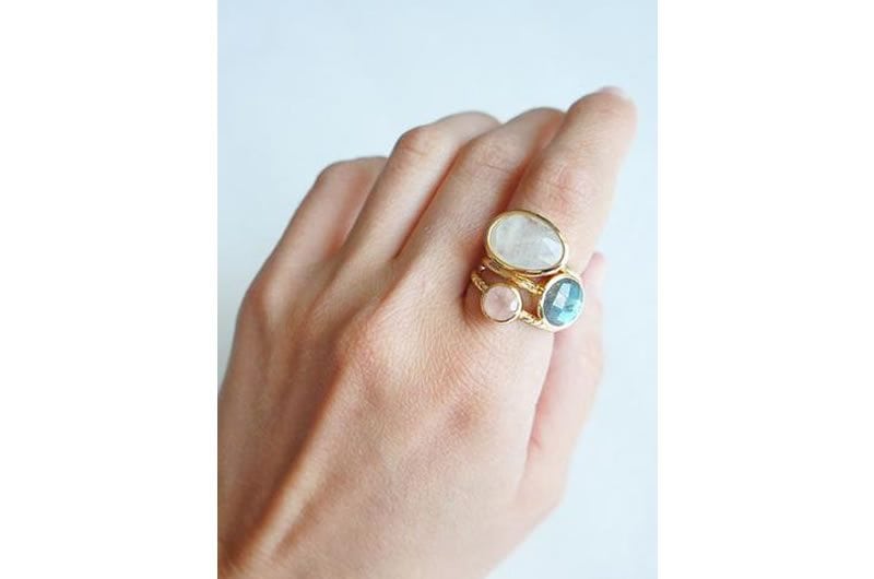 Olive And Piper Dawn To Dusk Stacking Rings