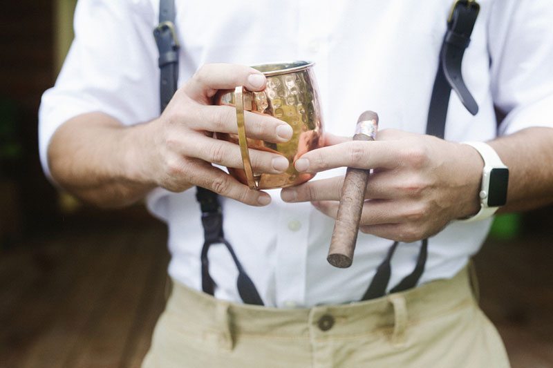 Southern Luncheon Drink And Cigar