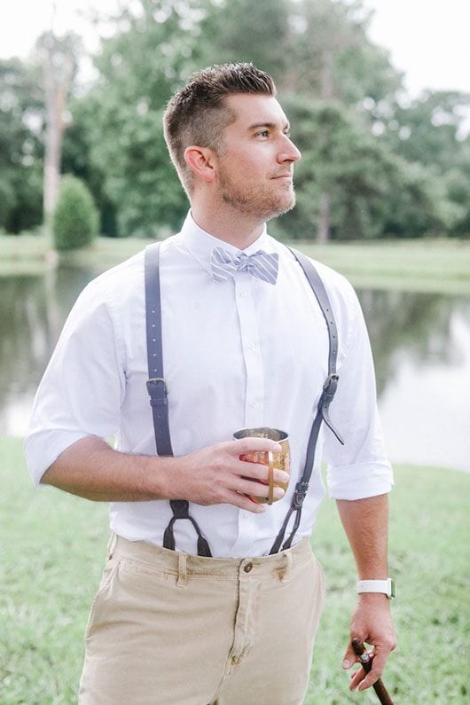 Southern Luncheon Guy With Drink And Cigar