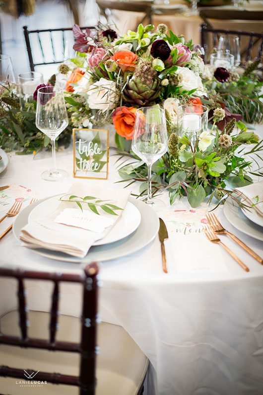 Big Fake Wedding 3 Table Three With Flowers