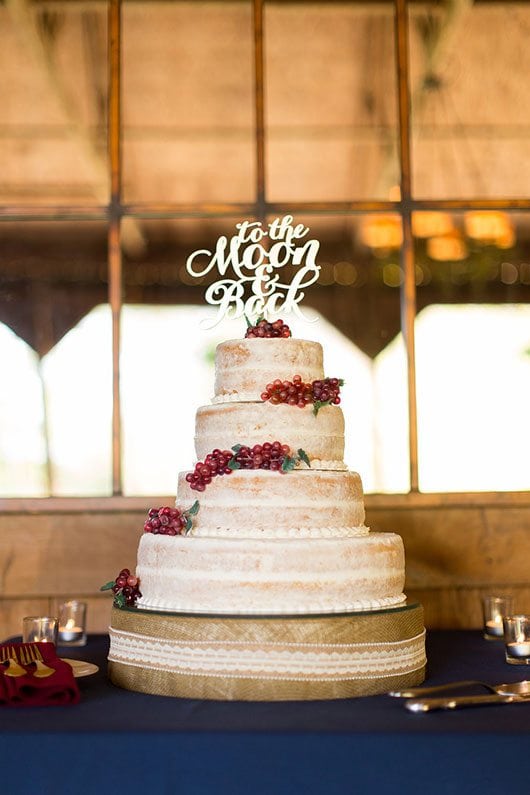 Halloween Wedding To The Moon And Back Wedding Cake