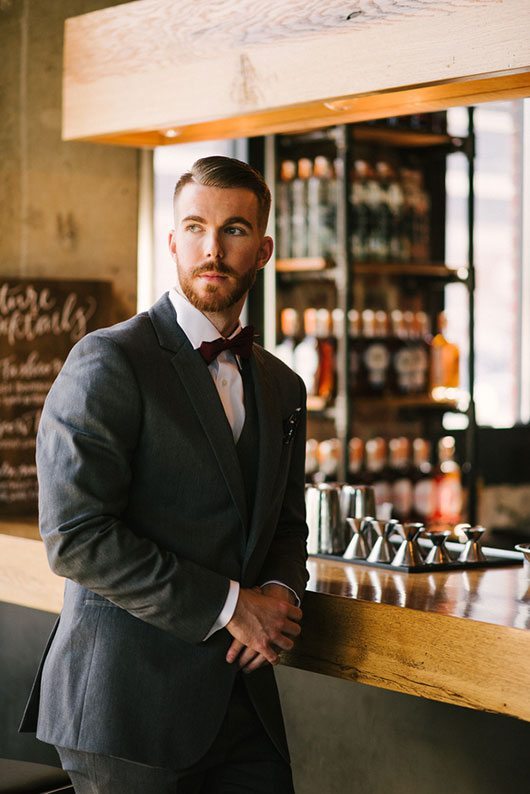 Restoratives Wedding Groom By The Bar