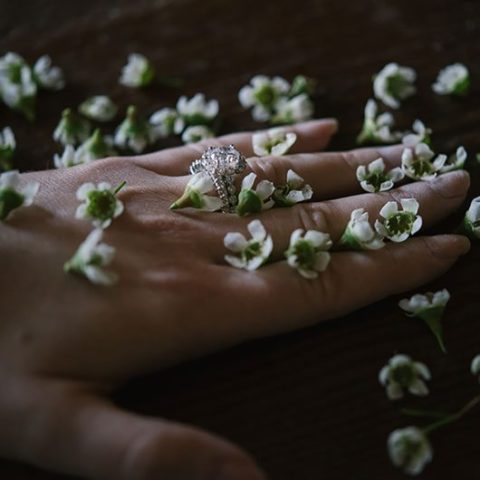 Restoratives Wedding Ring With Flowers