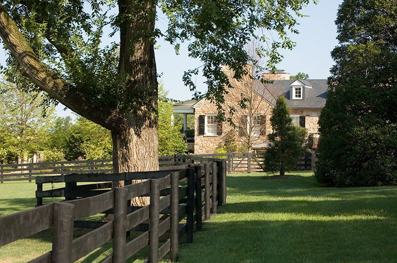 Salamander Resort Fence With Outdoor House