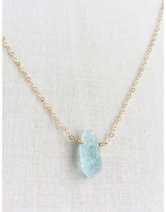 Untamed Petals Blue And Gold Necklace