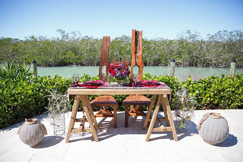 Vampire Wedding Table By The Water