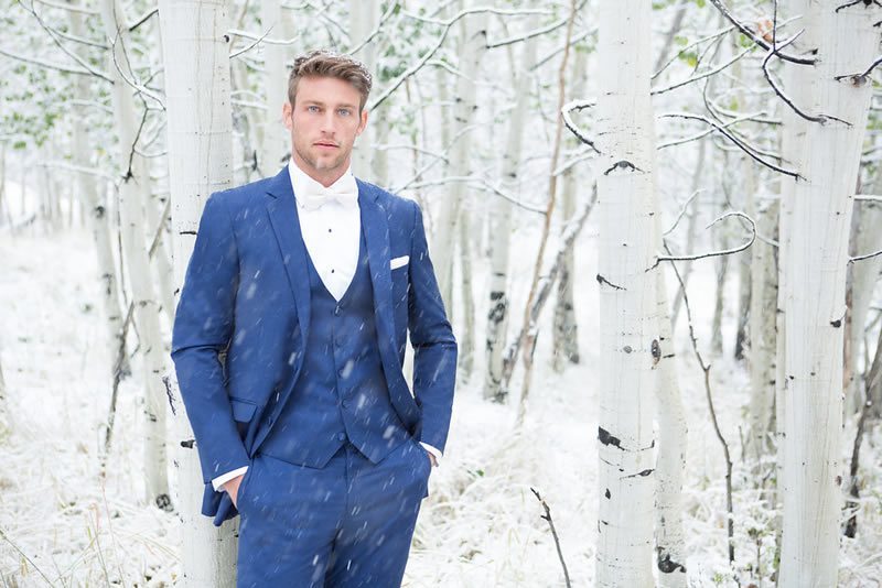 Allure Bridals Latest Collection Wilderly Lookbook Groom Colbalt Blue Suit
