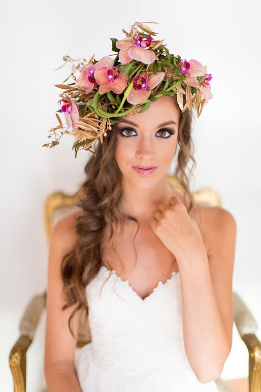 Enchanted Bride With Flower Crown