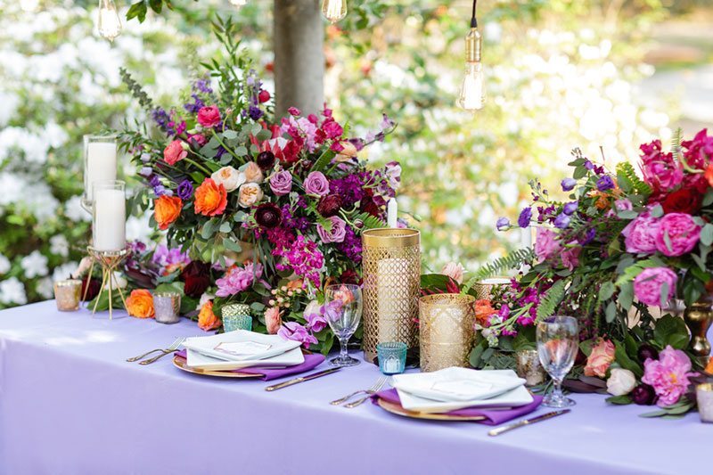 Enchanted Flowers On A Table