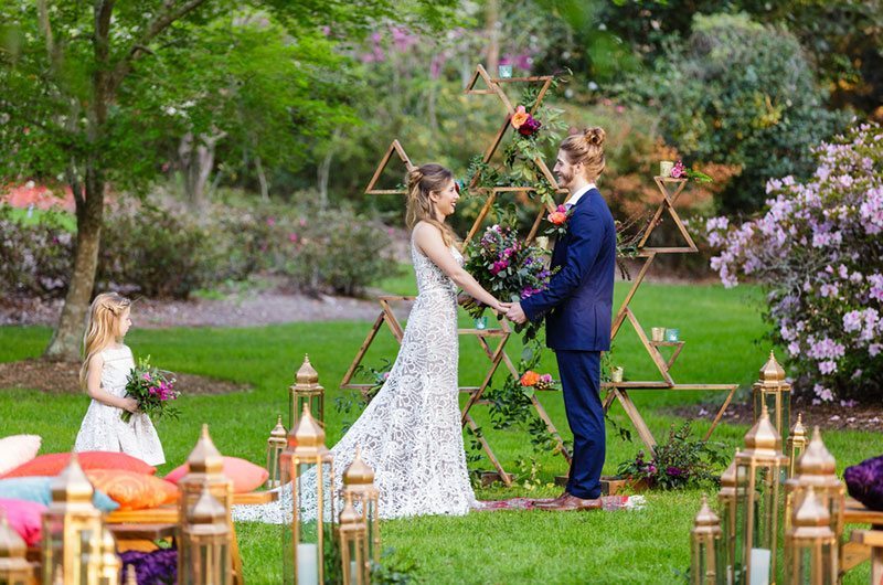 Colorful Garden Wedding