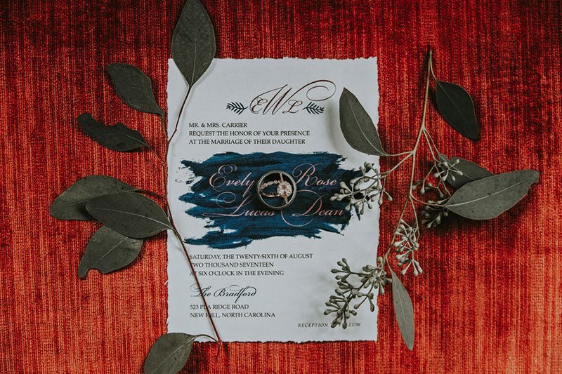 Gatsby Invitation With Rings