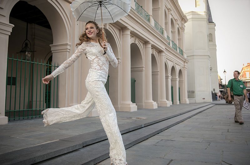 Olia Bride Jumping In New Orleans