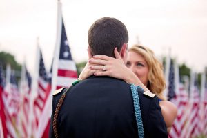 Patriotic Ring And Groom