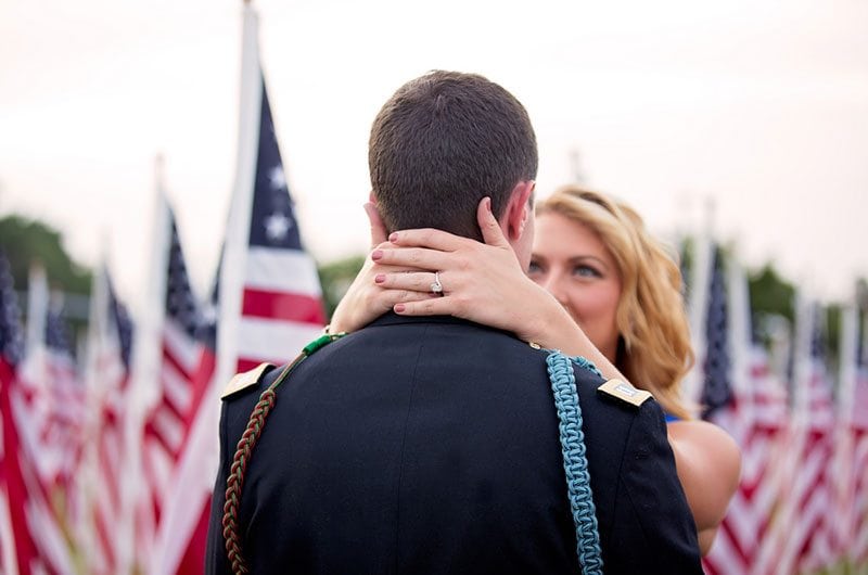 Red, White & Blue Patriotic Engagement