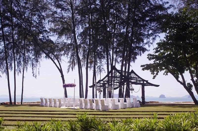 Phulay Bay A Ritz Carlton Reserve KRABI THAILAND Wedding Setup