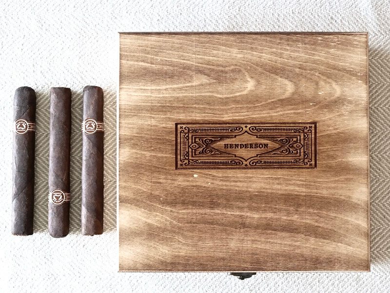 Swanky Badger Cigar Box