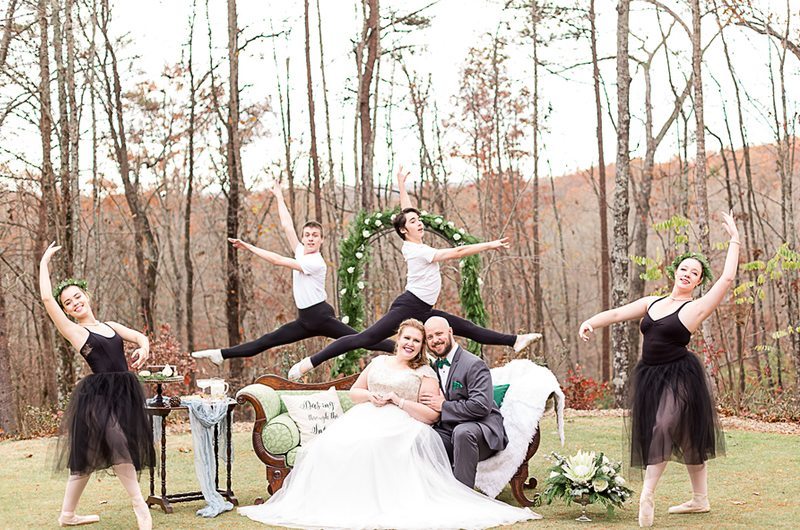 12 Days Of Christmas Wedding Inspiration Dancers