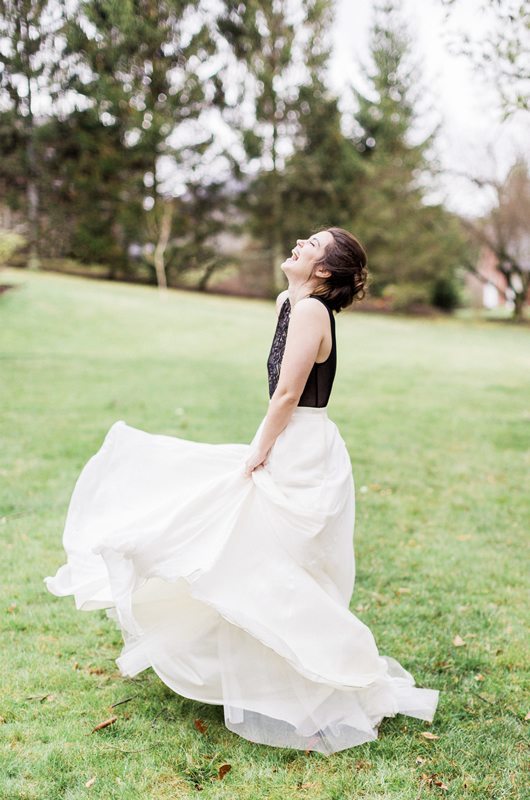 A Portrait Of Love Laughing Bride