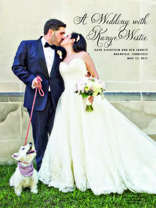 A Wedding With Kanye Westie Real Wedding Southern Bride Magzine Winter 2018