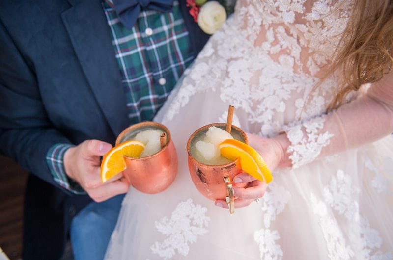 Charleston Christmas Wedding Signature Drinks