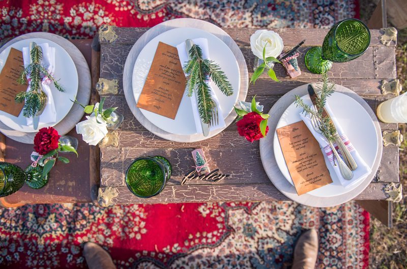 Charleston Christmas Wedding Table