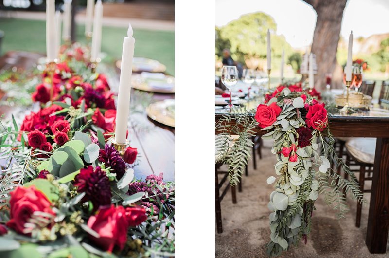 Christmas Wedding In Hawaii Table Details