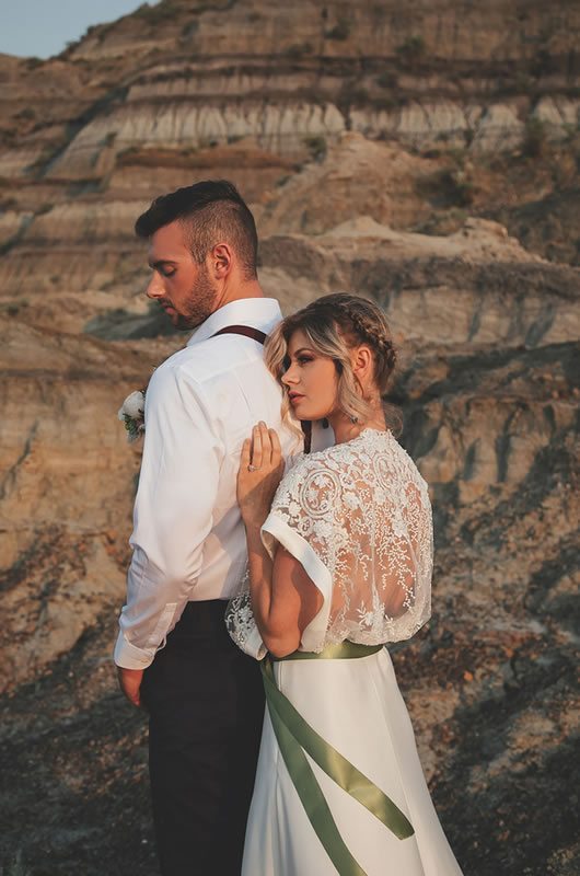 Romantic And Moody Wedding Inspiration Bride And Groom Whats Over There