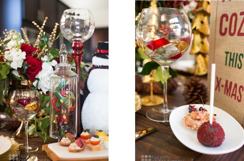 Tradition Christmas Party Decor Collage