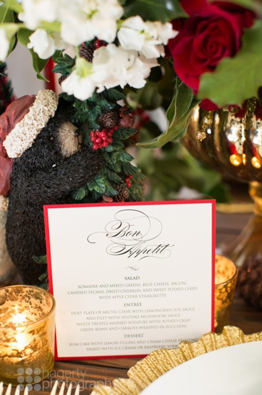 Tradition Christmas Party Decor Menu