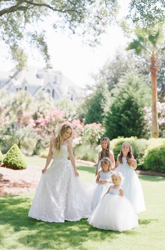 EXCLUSIVE LOOK AT TARA LIPINSKIS DREAM WEDDING PART 2 THE WEDDING PARTY Flower Girls