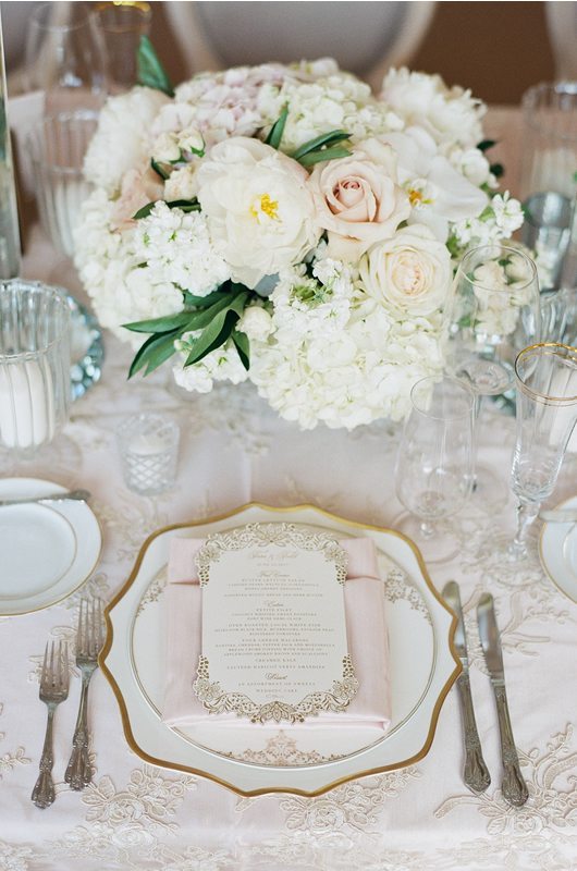 EXCLUSIVE LOOK AT TARA LIPINSKIS DREAM WEDDING PART 5 THE RECEPTION Place Setting