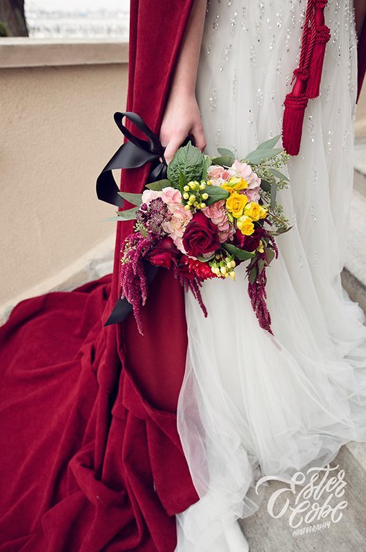 European Winter Wedding Inspiration Bouquet