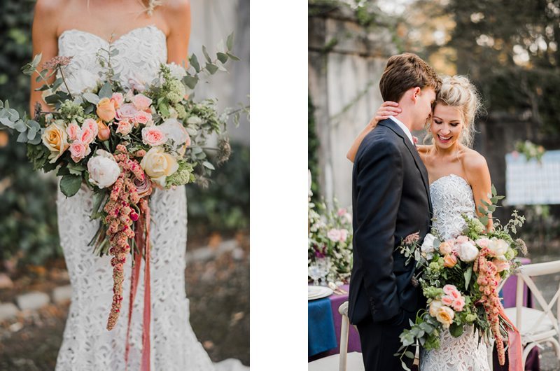 Fabulous Wedding Inspiration At The Swan House Bouquet Details