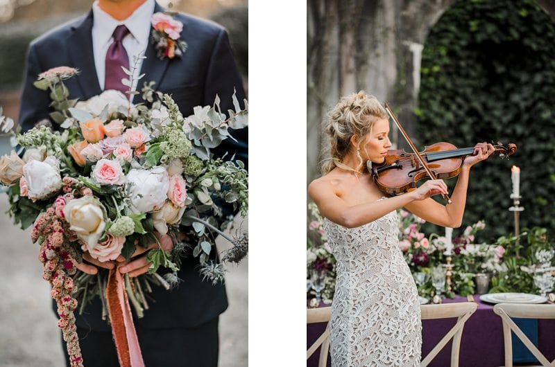 Fabulous Wedding Inspiration At The Swan House Bride Plays Violin