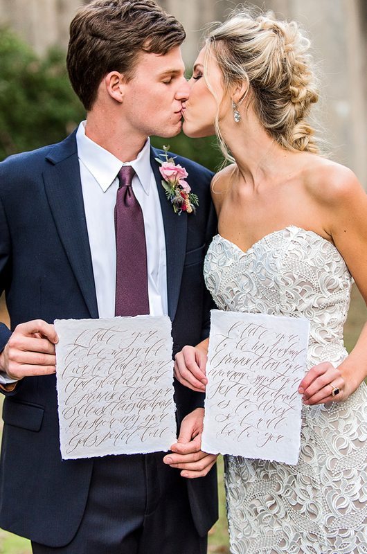 Fabulous Wedding Inspiration At The Swan House Calligraphy