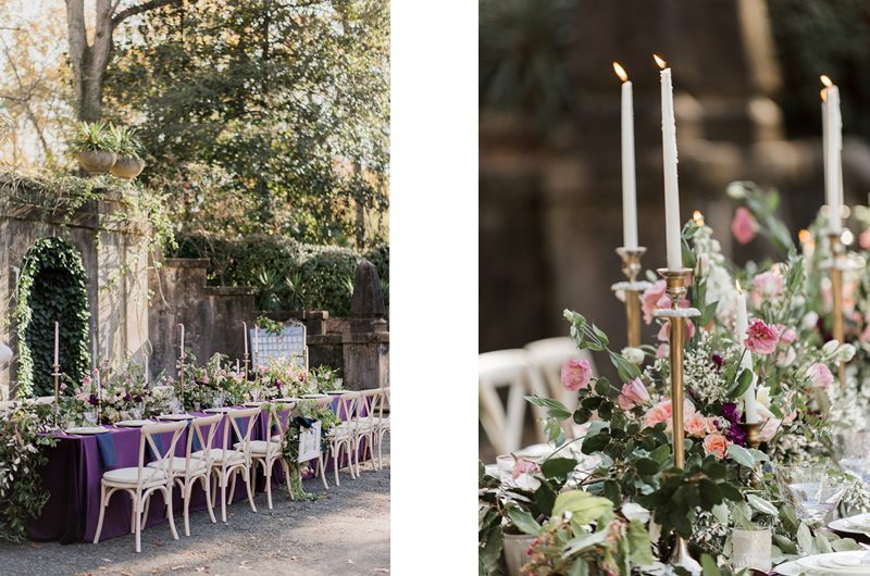 Fabulous Wedding Inspiration At The Swan House Tapers