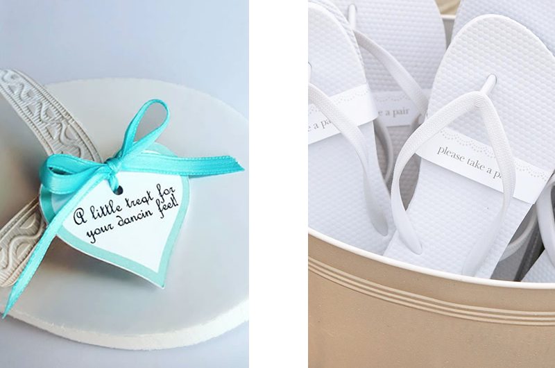 Giveaway For Your Wedding Day FlipFlop Signage