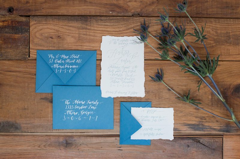 Magical Watercolor Wedding Inspiration Invitation