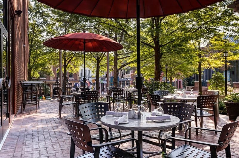 Omni Charlottesville Hotel Charlottesville Patio