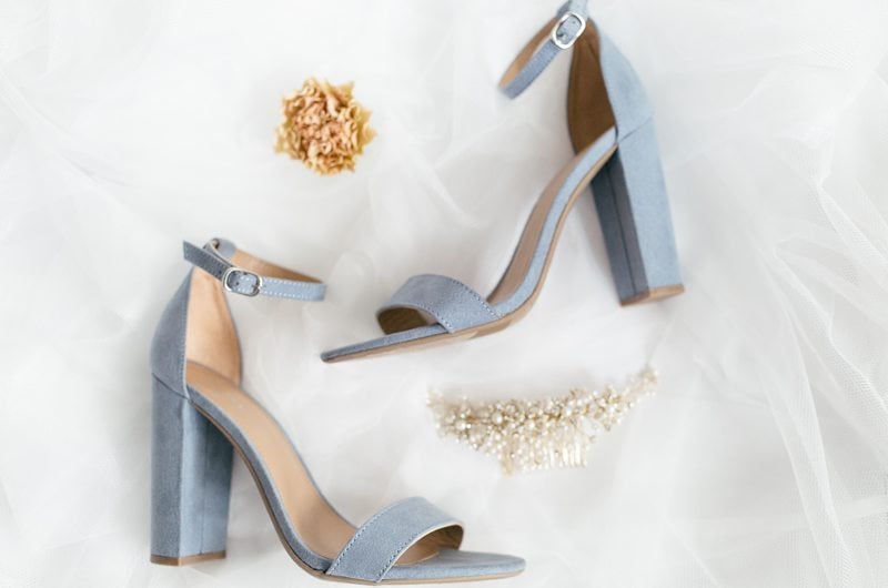 Pops Of Color Summer Wedding Inspiration Pumps