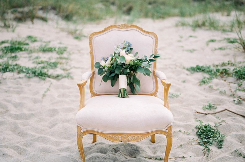 Romantic Beach Bridal Portraits Bouquet