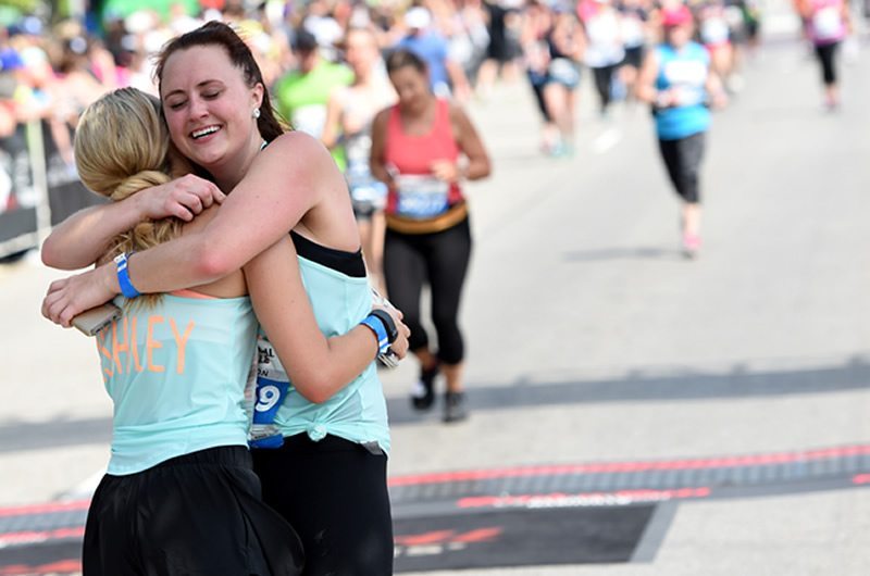 The Ultimate Girls Weekend In Nashville Racers Hugging