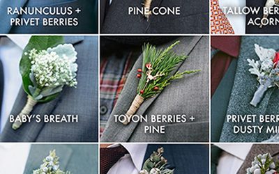 Wedding Boutonnière Inspiration