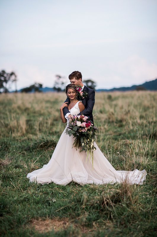 Woodland Fairytale Wedding Inspiration Bride Dress1