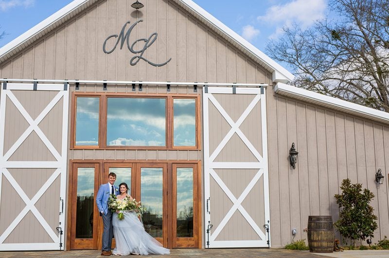 Something Blue Wedding Inspiration Dress One