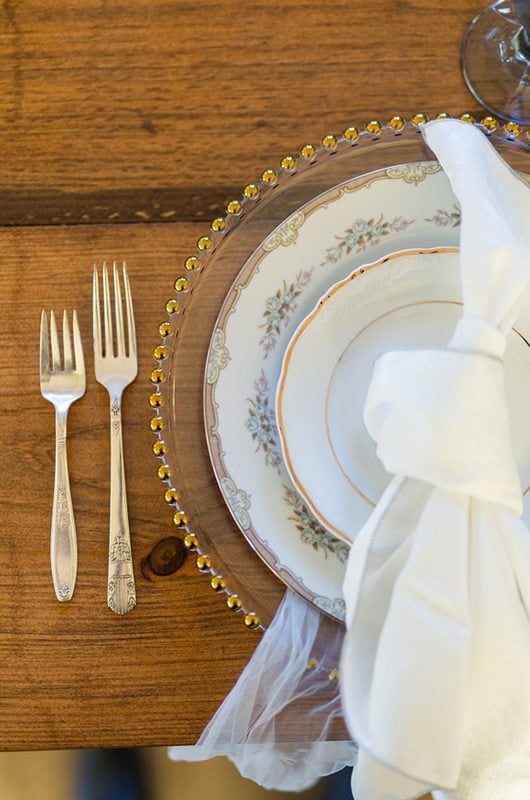 Something Blue Wedding Inspiration Place Setting4