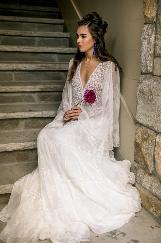 spanish style wedding dress designers