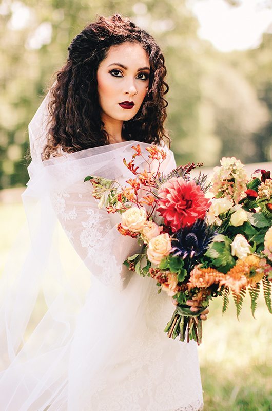 Whimsical Georgia Wedding Inspiration Bride