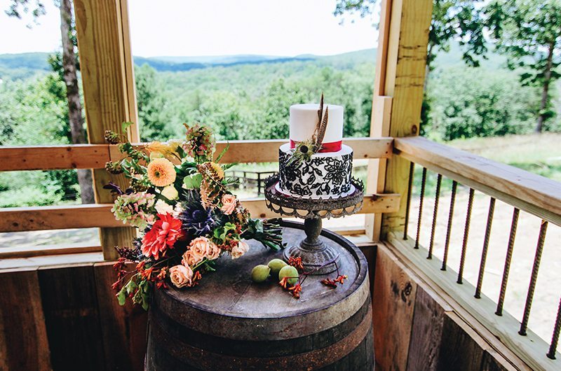 Whimsical Georgia Wedding Inspiration Cake